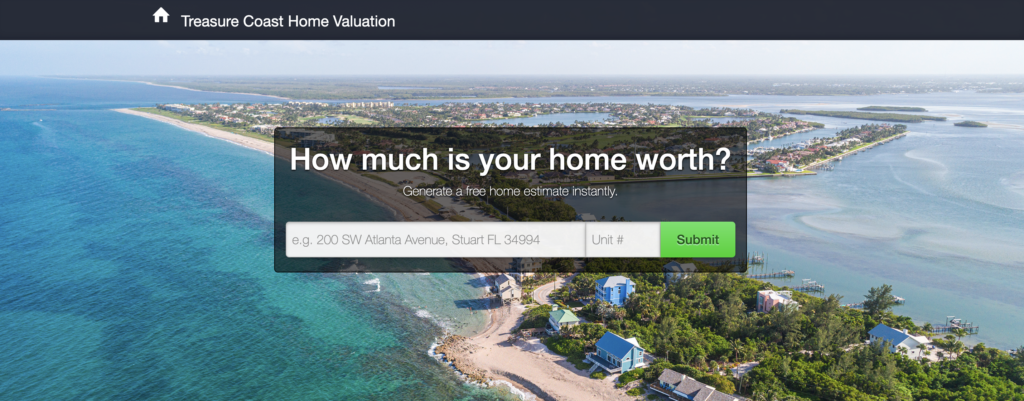 real estate landing page example